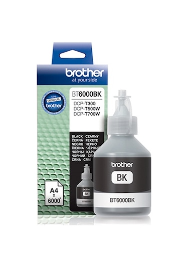 Brother Kartuş Bt6000Bk Siyah Mürekkep 6000 Syf