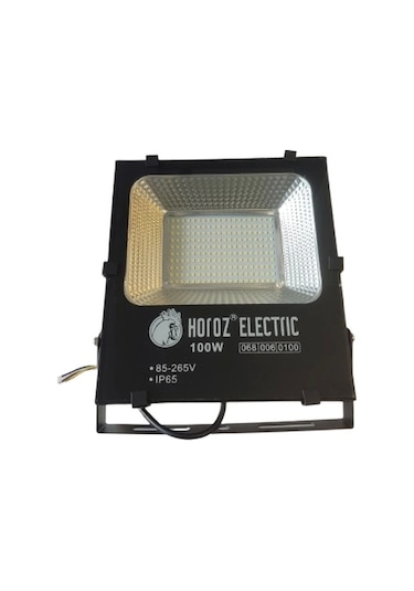 Horoz Leopar-100 100w Led Projektör Siyah 6400k Ip65 Çok Renkli