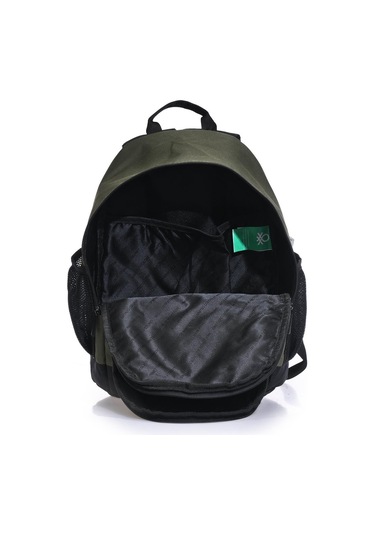 United Colors Of Benetton Tycj29L3Hn168865639604523 Unisex Sırt Çantası Yeşil - Siyah