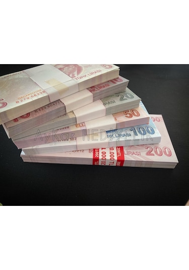 Aykar 18 Deste Karışık Euro - Dolar Ve Tl Geçersiz Paralar