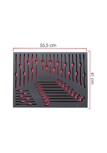 Dorf Takım Arabası Içi Boş Eva Seti Organizer 6'lı Set Sünger 55,5cm X 41 Cm