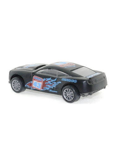 Die Cast Çek Bırak Metal Siyah Yarış Arabası 43