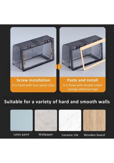 Besthome1 Suntek Su Geçirmez Elektrik Prizi Koruyucu Kapağı İç Koruma Takımı