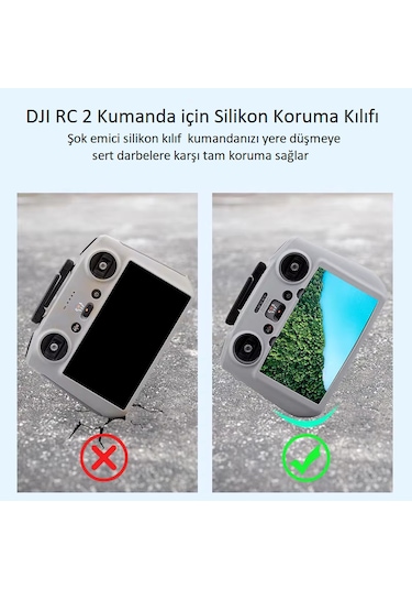 Teknoroket Djı Rc 2 Kumanda İçin Silikon Koruma Kılıf