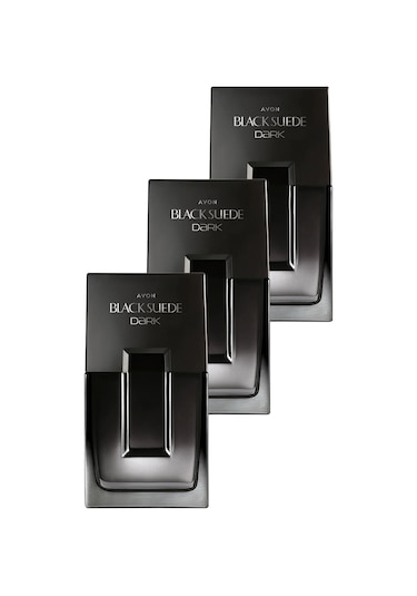 Avon Black Suede Dark Erkek Parfüm EDT 3 x 75 ML