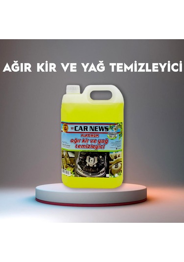 Car News Platinum Ağır Kir Ve Yağ Temizleyici 5 Lt