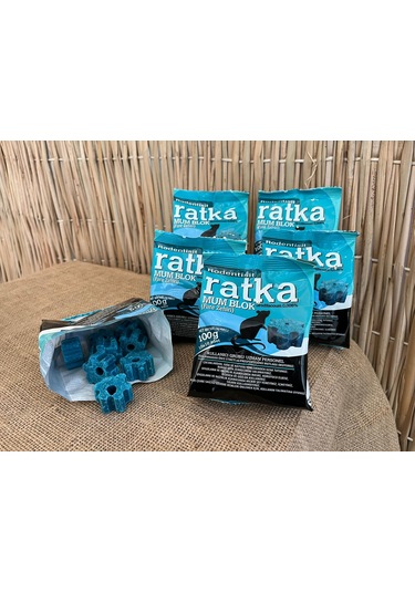 Fare Zehri Ratka Mum Blok 5 Adet 100 Gr Fare Ilacı Fare Zehiri Ha