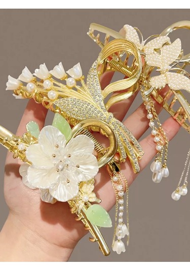 Catalea Family Saç Tokası: Çiçek Ve Kelebek 232073772 Beyaz