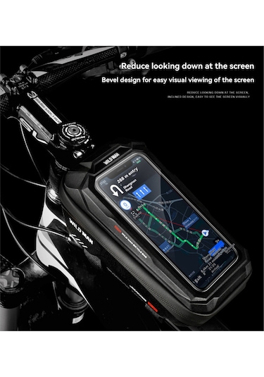 Moveevo X2 Bisiklet Ön Çubuk Çantası - Sert Kasa Eva Materyal, Su Geçirmez, Dokunmatik Ekran, 6.7 İnç Telefon Uyumlu, Dağ Bisikleti Çantası Siyah Siyah Moveevo X2 Bisiklet Ön Çubuk Çantası - Sert Kasa Eva Materyal, Su Geçirmez, Dokunmatik Ekran, 6.7 İnç Telefon Uyumlu, Dağ Bisikleti Çantası Siyah Siyah