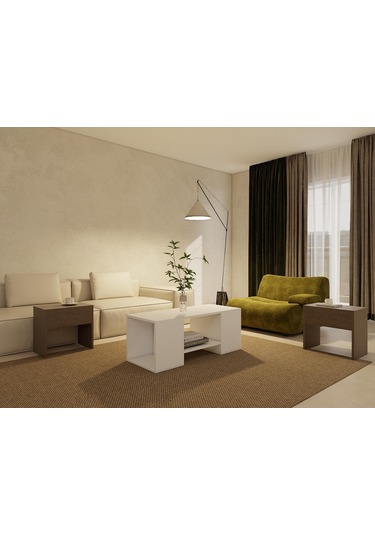 Lupo Orta Sehpa Antrasitmeşe-beyaz Antrasit