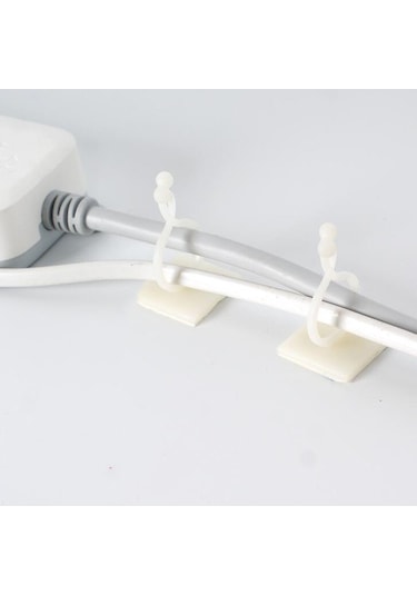 Sones 10 Adet Lulu Tırmanma Duvarı Sabitleyici Asma Tırmanma Duvarı Yapıştırma Kancası, Boyut: Küçük Beyaz