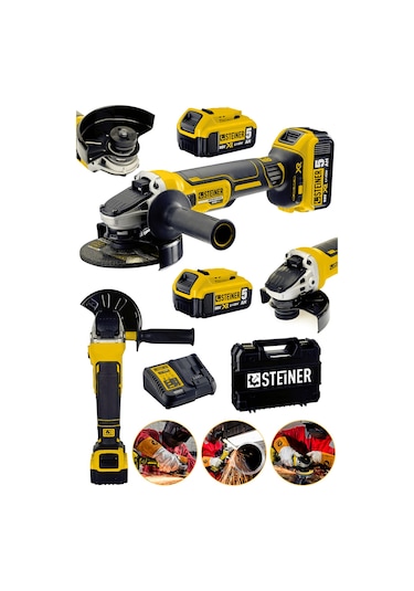 Steiner 88 V 5 Ah Devir Ayarlı Kömürsüz Spiral Taşlama Makinesi