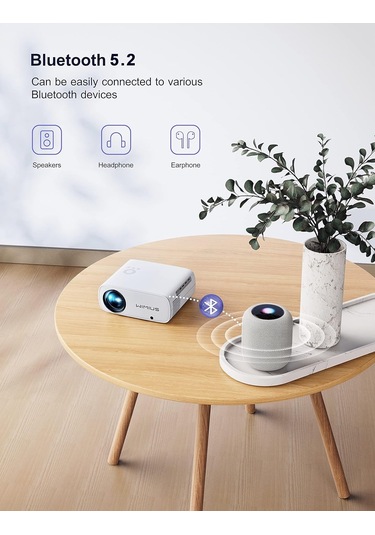 Wimius S26 Wifi-Bluetooth 1080P Film Projektörü