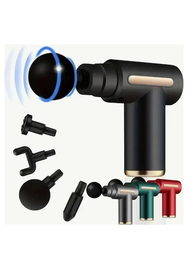 Enshall Ams-6 Darbeli Titreşimli Şarjlı Masaj Cihazı Çok Renkli