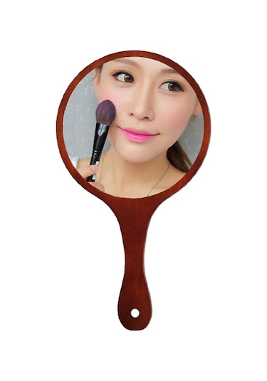 Suntek Kadınlar Için Dayanıklı Ahşap El Düzenlenen Ayna