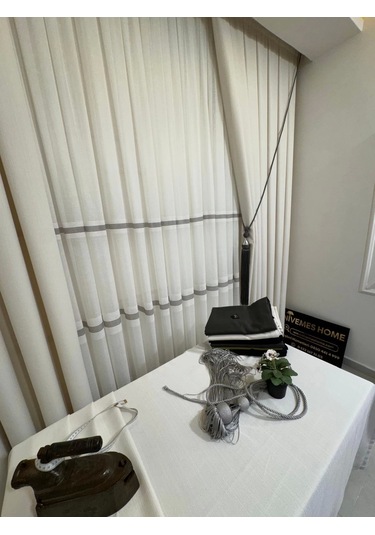 Nivemeshome Keten Trend Masa Örtüsü Krem Apm Çok Renkli