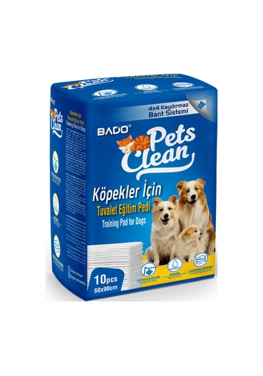 Pets Clean Tuvalet Eğitim Pedi 10 Adet 60 90cm