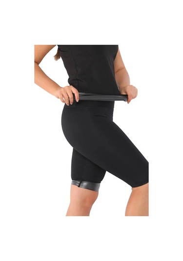 Pastimore Termal Sauna Şort Atlet Takım Siyah