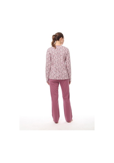 Pijadore 1547 Uzun Kollu Kadın Pijama Takım 001
