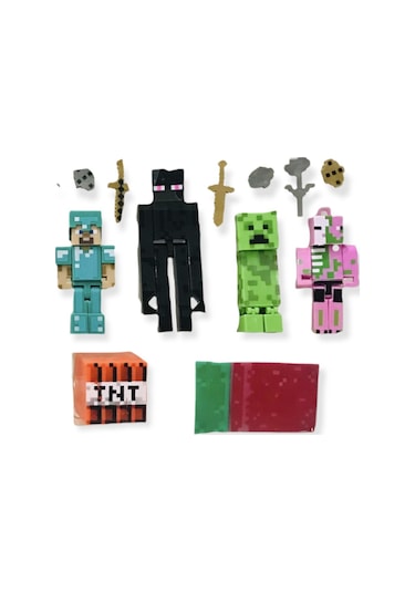 Minecraft Oyuncak Figürleri 21 Parça