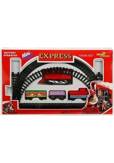 Tren Oyuncak Mini Express Eğitici - Tren Seti - Makaslı Tren Seti