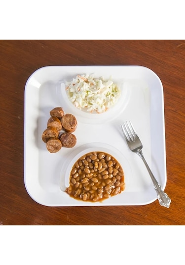 Dashanshop 2 Adet Kaymaz Silikon Tabak Ayırıcı - Isıya Dayanıklı, Kolay Temizlenen Gıda Saklama Çözümü Turuncu Turuncu