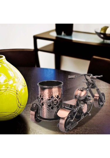 Kangvka Bronz Rengli Harley Motosikleti Simülasyon Modeli - Iron Malzeme Ev Dekorasyonu Ve Hediye Öğesi