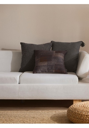 Iron Dusk 3'lü Kırlent Kılıf Seti Gri