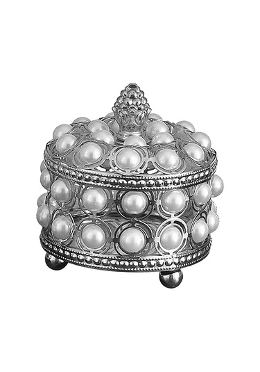 Suntek Mini Takı Organizasyon Kutusu Yüzükler Kolye Gümüş Gümüş