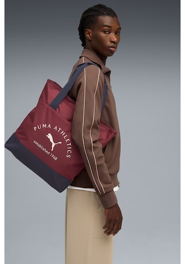 Puma Phase Class Tote Unisex Omuz Çantası Bordo