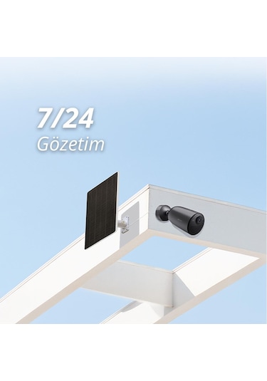 Ezvız Eb3 Kit 2k Pilli Kamera + 5w Güneş Paneli
