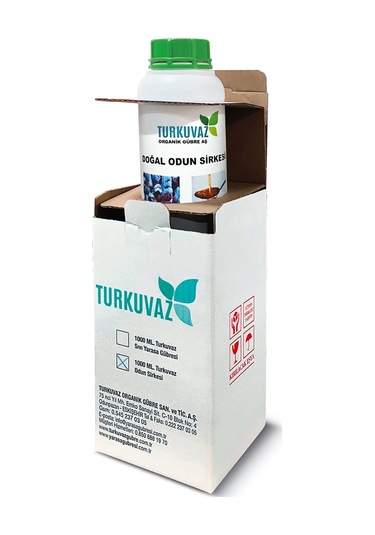 1 L. Turkuvaz Doğal Odun Sirkesi (Zararlılara Organik Çözüm)