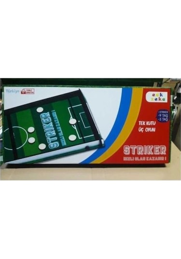 Tıfıl Toys Striker 3'ü Bir Arada Oyun Seti Sling Puck - 3 Taş - 9 Taş