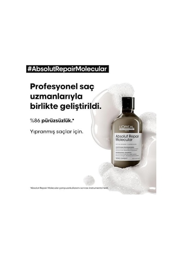 L'oreal Professionnel Serie Expert Absolut Repair Molecular Arındırıcı Şampuan 300 ML