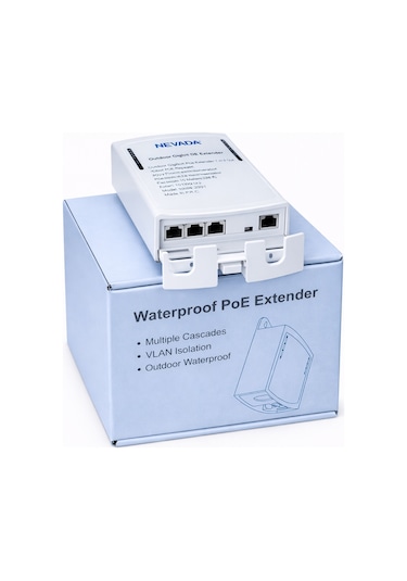 Nvd-3201 1 In 3 Gigabit Out Poe Repeater Extender Waterproof Outdoor