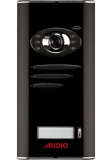 Audıo Bus Plus 1 Buton Kameralı Zil Paneli Siyah