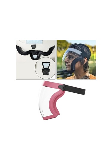 Trendooze Yüz Tam Pembe Koruyucu Kenar Kapak Kalkanı Güvenlik Bu