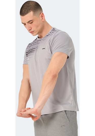 Slazenger RAVEN Erkek  Gri Tişört