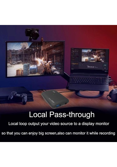 Ezcap321 Game Link Raw 1080P 120 Hz Hd60 S 4K Video Capture Kartı