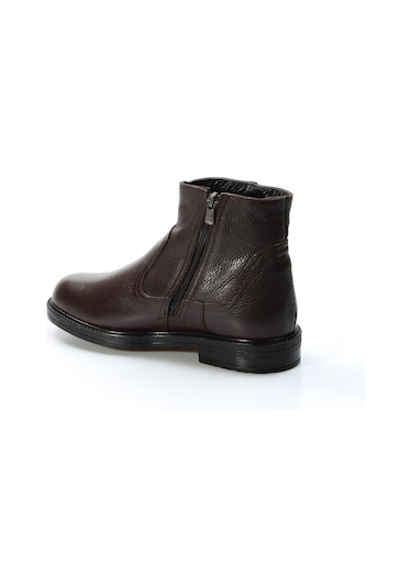 Hakiki Deri Kürklü Erkek Klasik Bot 408kma123 001