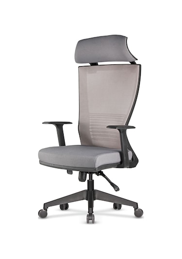 Uzayofismobilyaları Uzay Ofis Rosetta Fileli Müdür Koltuğu - Gri