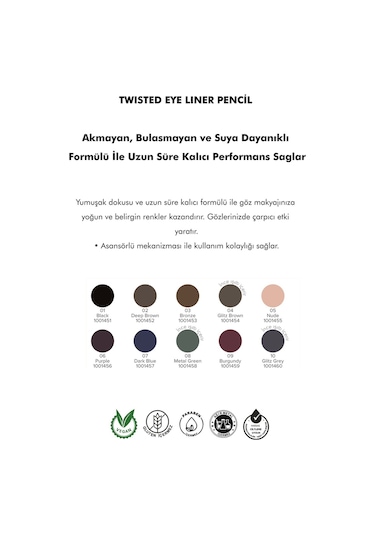 Farmasi Asansörlü Göz Kalemi 04 Glitz Brown