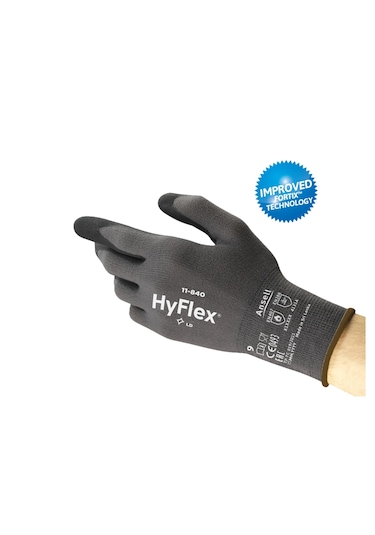 Ansell Hyflex 11-840 Köpük Nitril Genel Amaçlı İş Eldiveni 12 Adet