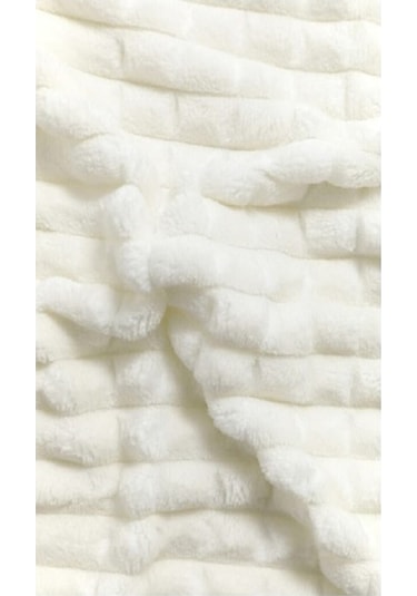 Merinos Modern Line 3 Parça Yatak Örtüsü - Ekru Beyaz