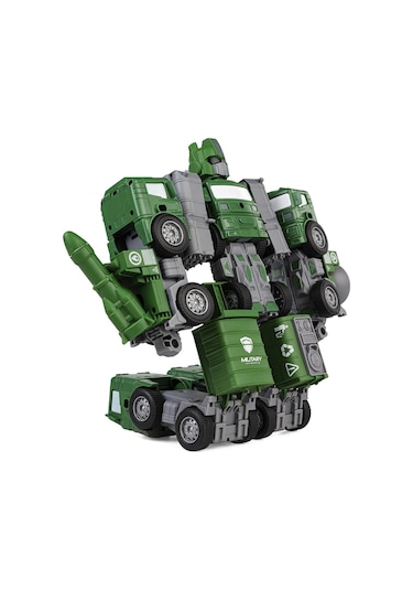Can Oyuncak Ufo Transformers - Yeşil Standart