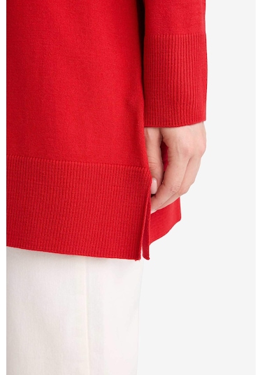 Defacto Regular Fit Bisiklet Yaka Tunik H3431az25wnrd59 Kırmızı