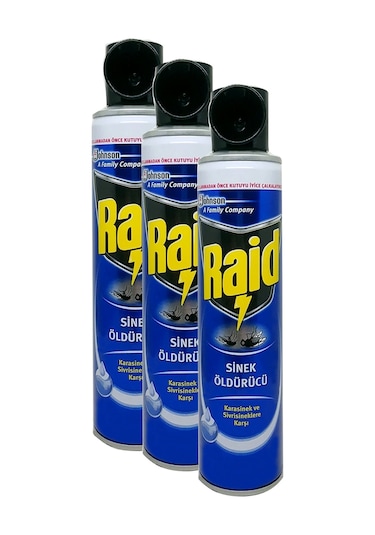 Raid Sinek Öldürücü Sprey 3 x 300 ML
