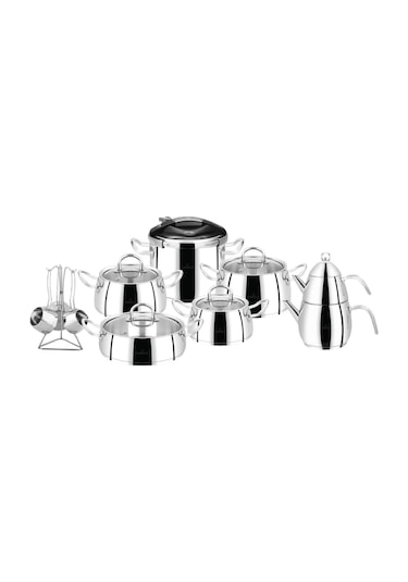 Karaca Yeni Zeyna İndüksiyon Tabanlı 17 Parça Çelik Çeyiz Seti