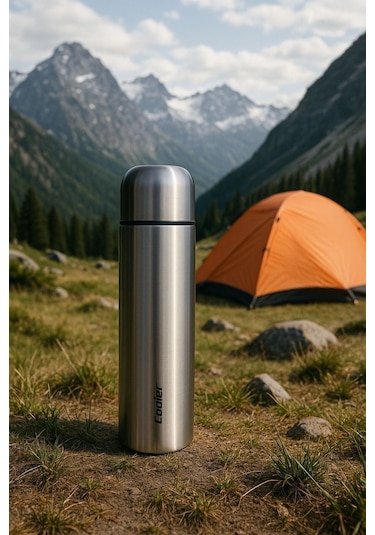 Çelik 750 Ml İnox Mama Termosu Evde Kampta Ofiste İçi Dışı Çelik Kırılmaz Inox