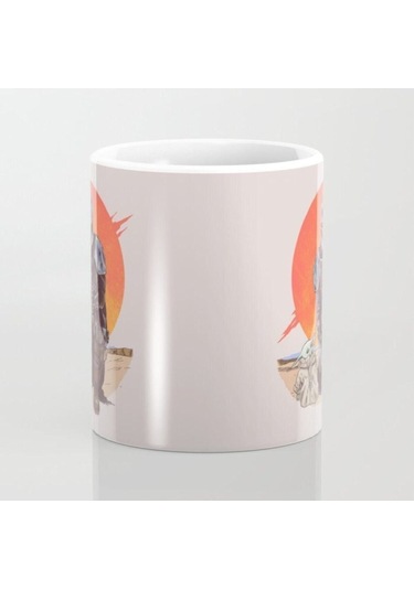 Starwars Baskılı Özel Tasarım Kupa Bardak Renkli